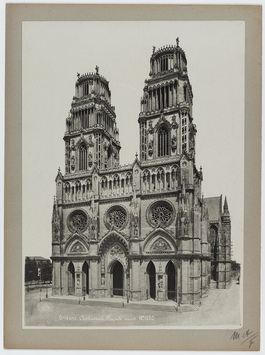 Vorschaubild Orleans: Kathedrale, Fassade. Foto von Séraphin-Médéric Mieusement Nr. 1630